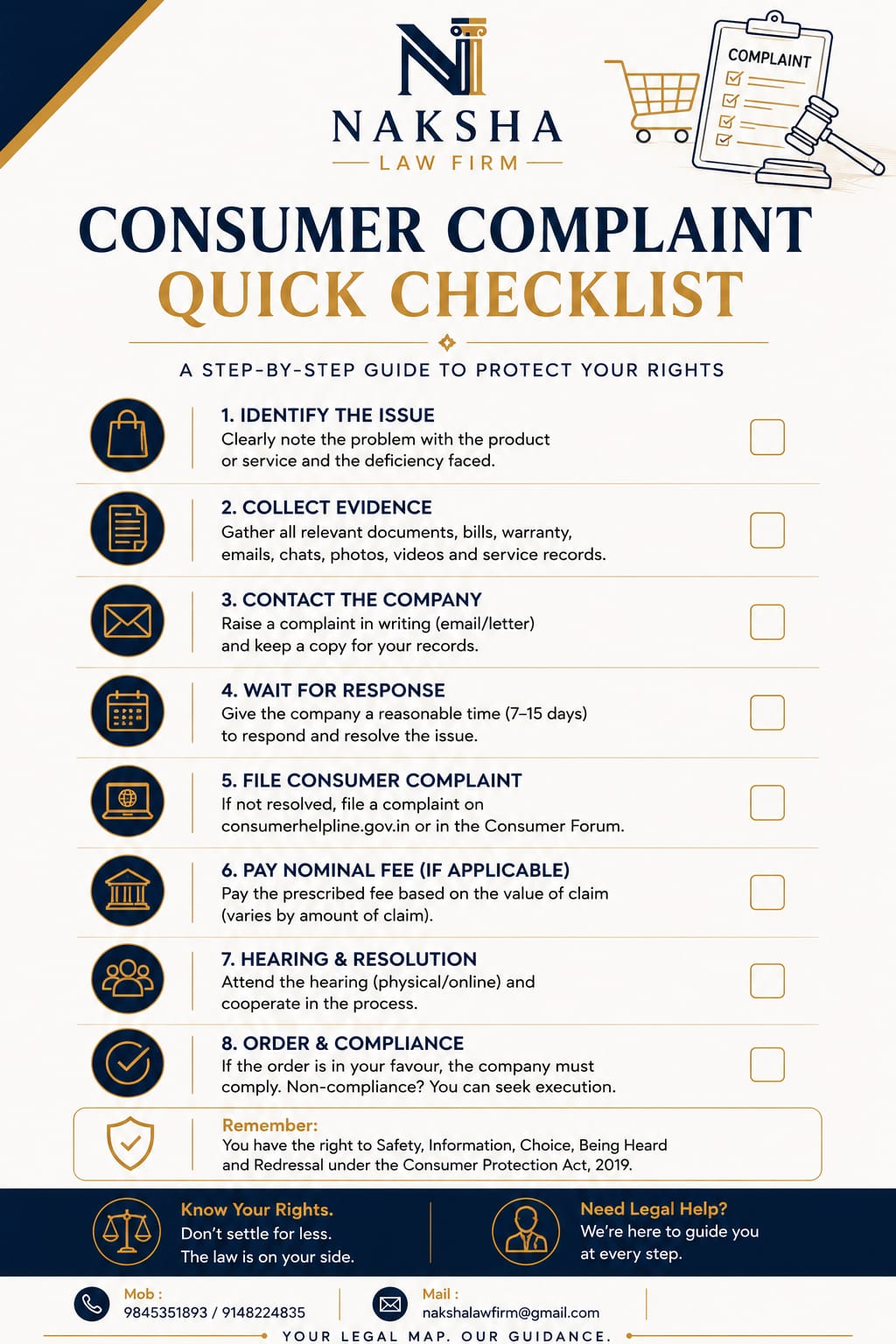 Consumer Complaint Guide - page 1