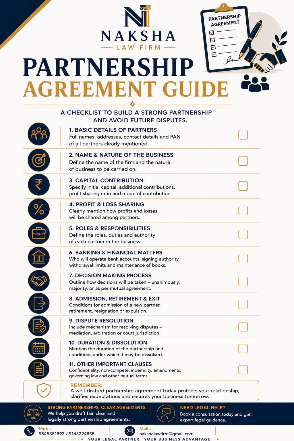 Partnership Agreement Guide - page 1