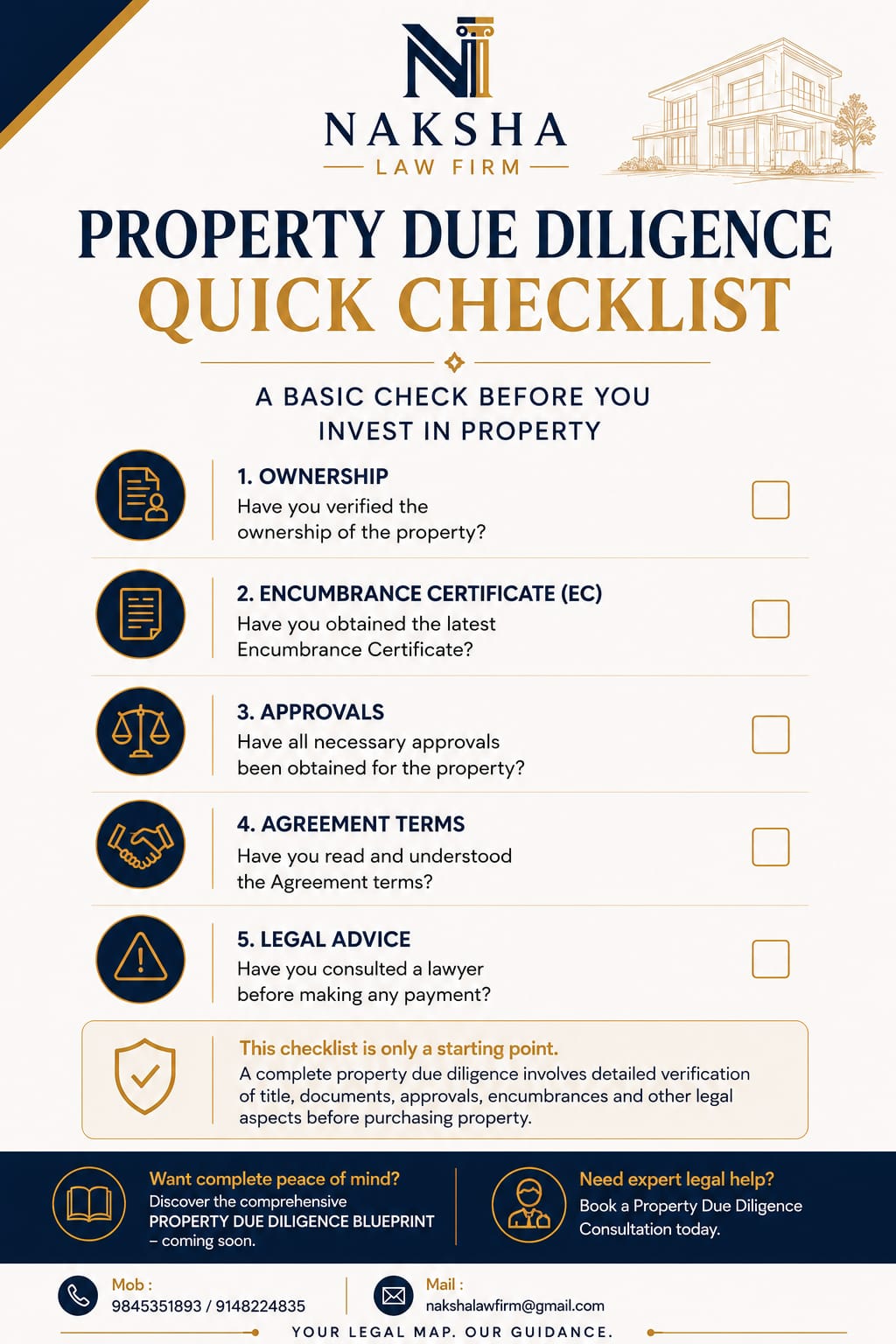 Property Due Diligence Checklist - page 1