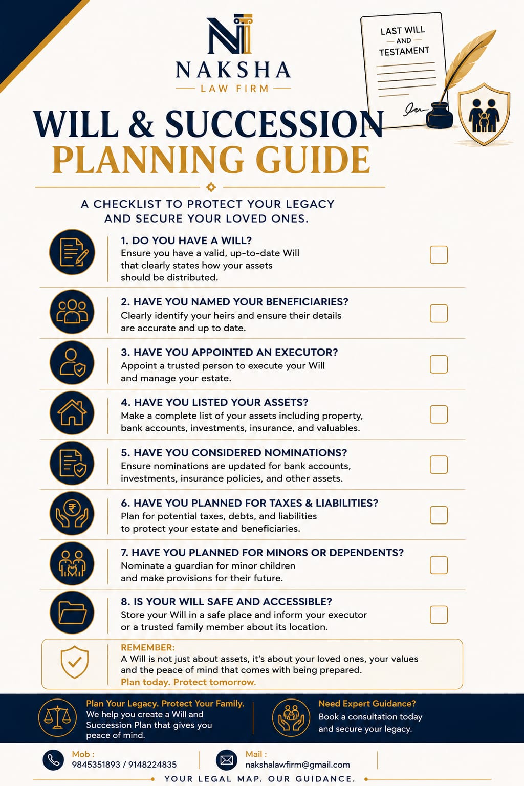 Will Succession Planning Guide - page 1